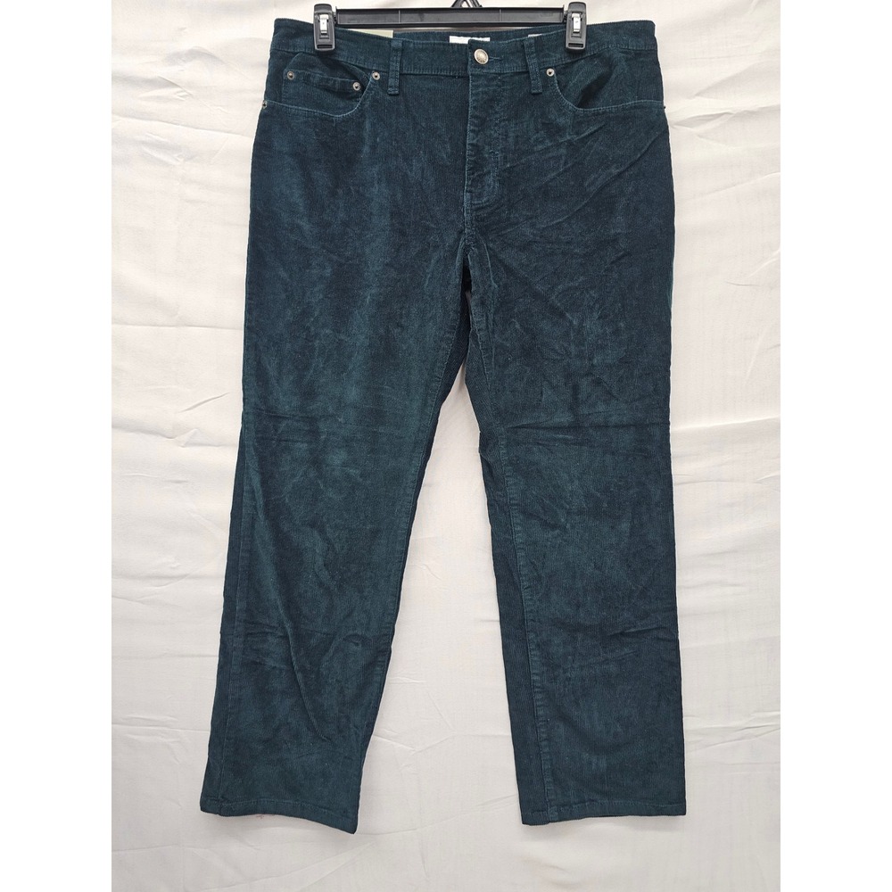 Goodfellow & Co Mens 36x30 Green Corduroy 5-Pocket Straight Fit Pants NWT